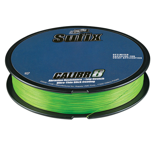 Sufix Calibr8 Braid 150yds 15lb - Neon Lime [694-015L]