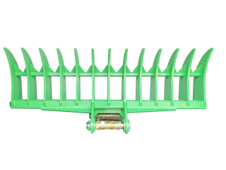 JMA Attachments Brush Rake | Rake Width 118″ Inches | For 33 – 55 Tons Excavators