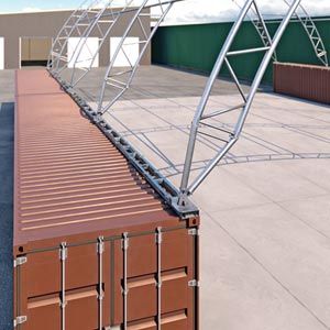 FarmTek ClearSpan HD Workshop Container Building System