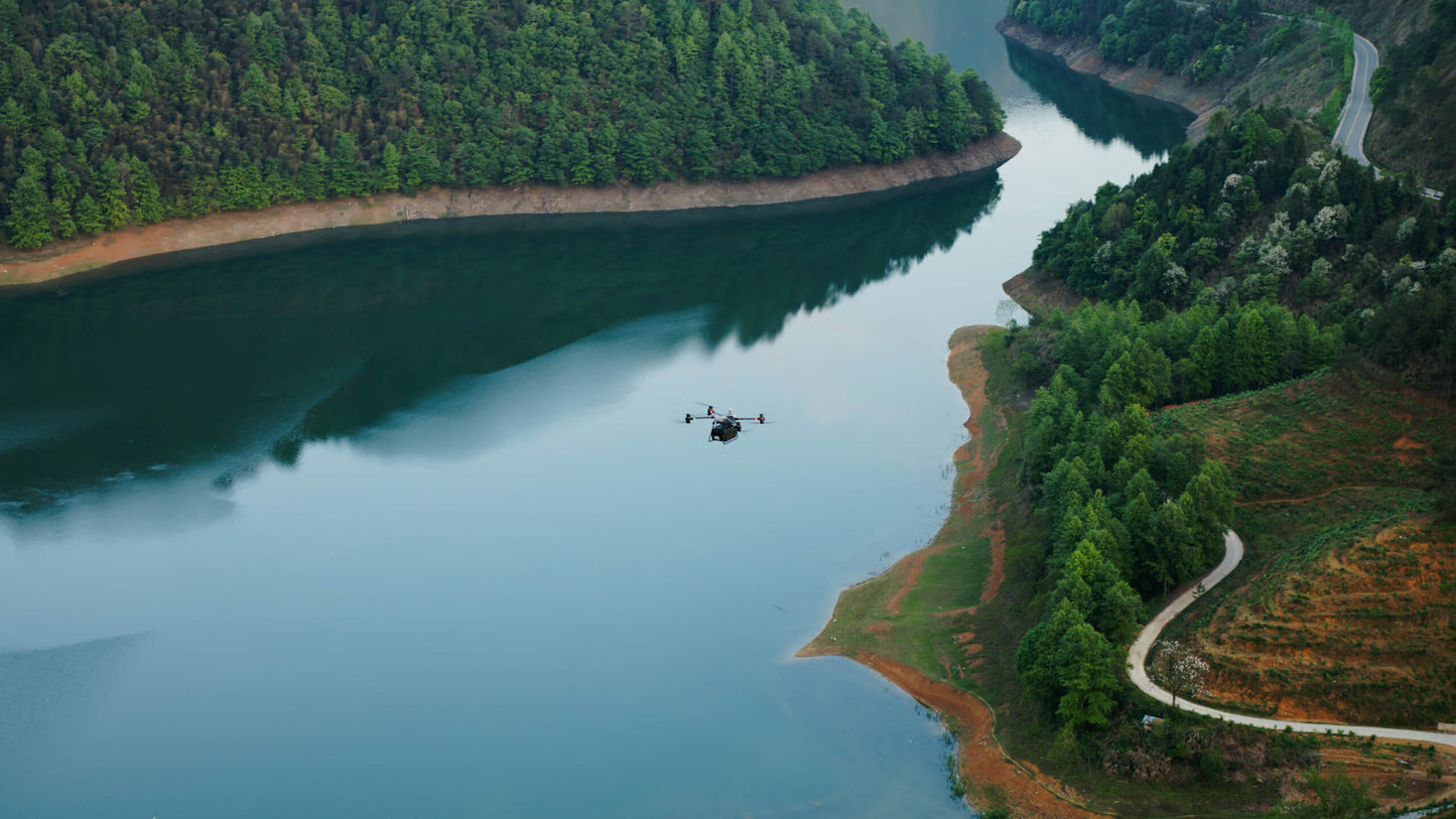 DJI FlyCart 30 Drone | 65-85 lbs Payload | 17 Mile Range | 12-Mile Video Transmission | IP55 Weatherproof | Cargo & Winch System