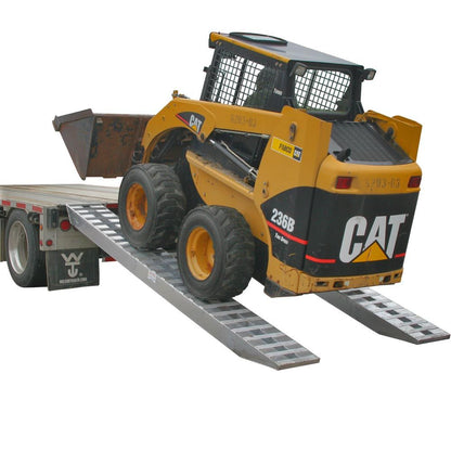 Heavy Duty Ramps Heavy Equipment Loading Ramps | Model 12-16-144-05-S | Size 12' L x 16" W | 12,000 lb per Axle Capacity | Horsepower 23 To 45 HP | For Trailers with 36" To 42" Rise