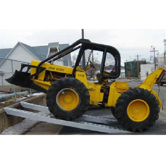 Heavy Duty Ramps Aluminum Car Trailer Ramps | Model 08-16-168-05 | Size 14' L x 16" W | 8,000 lb. Per Axle Capacity | Horsepower 23 HP | For Car Haulers & Equipment Trailers