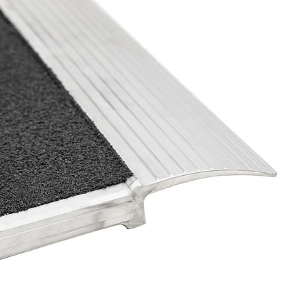 Heavy Duty Ramps Grit-Coat Aluminum Shipping Container Ramp | Model 12-63-060-06-Grit | Size 60" L x 63" W | Capacity 12,000 lb | Horsepower 23 HP | For 5.75"–8" H Lip Shipping Containers