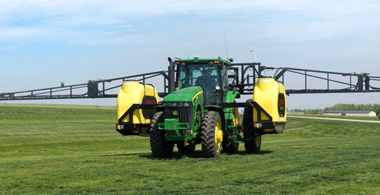 Demco | SideQuest Field Sprayers | Model 1200 Gallon (2×600) | Hydraulic Front Fold Boom 80' To 90' | Horsepower 180 To 250 HP | For Tractor