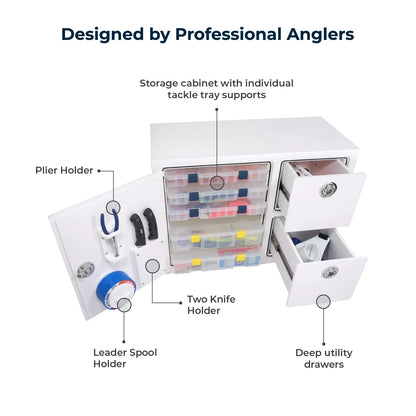 RIO MARINE CUSTOMS FREE STANDING LEANING POST TACKLE UNIT