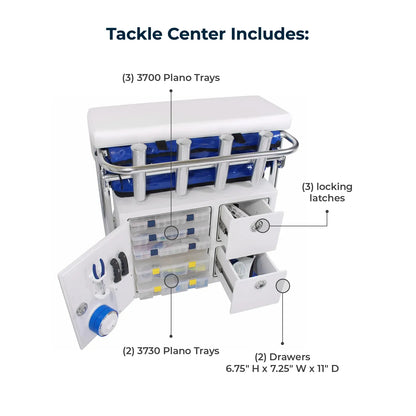 RIO MARINE CUSTOMS FREE STANDING LEANING POST TACKLE UNIT