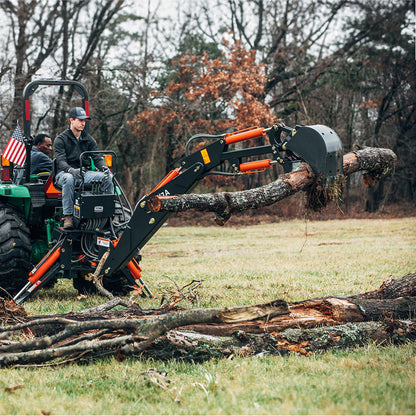 Titan Attachments 3-Point Backhoe with Thumb Excavator | Digging Depth 6' & 7' Ft | Horsepower 30+ HP | For Tractors