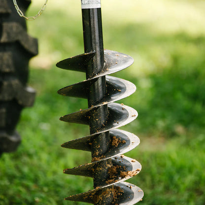 Titan Attachments 3 Point Hitch Post Hole Digger | Standard Series | 6"–12" Auger Options | 24" Dig Depth | 33" Pin-to-Pin Width | 30–60 HP | For Tractors