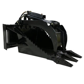 Titan Attachments Stump Bucket Grapple | Overall Width 31" Inches | Hydraulic Flow 11-20 GPM | For Mini Skid Steer