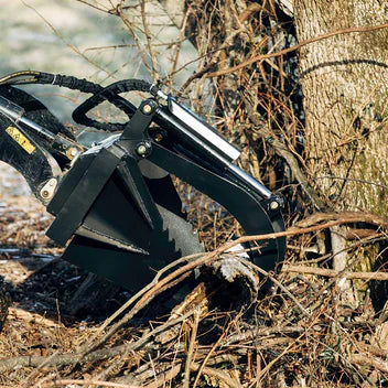 Titan Attachments Stump Bucket Grapple | Overall Width 31" Inches | Hydraulic Flow 11-20 GPM | For Mini Skid Steer