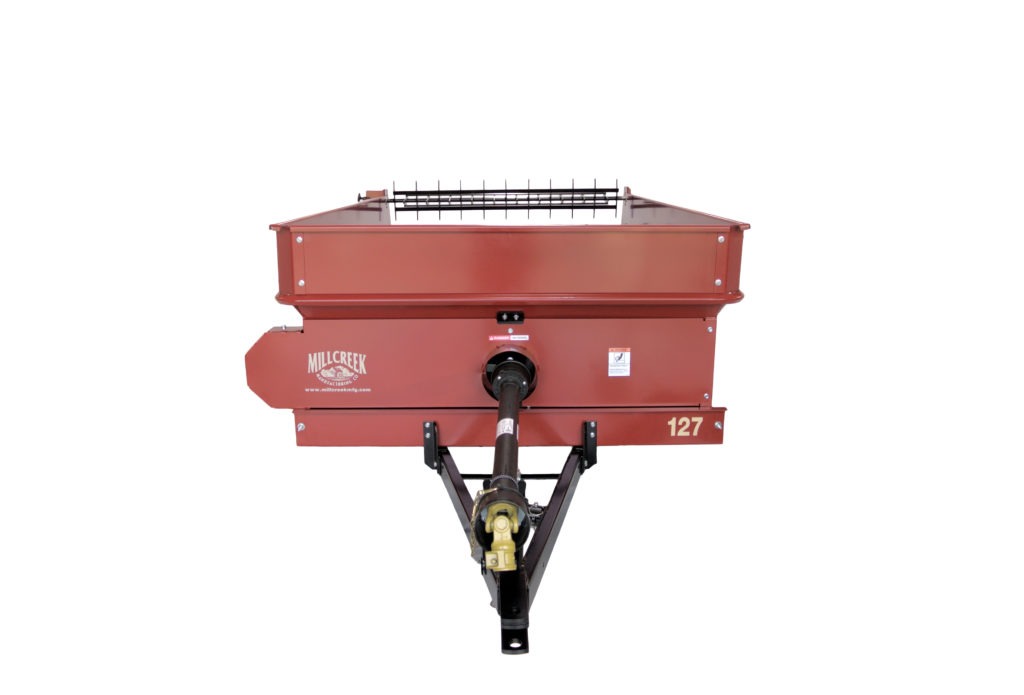 MILL CREEK FULL-SIZED LARGE MANURE SPREADERS | RHINO LINED 97 & 127 MODEL | FOR TRACTORS