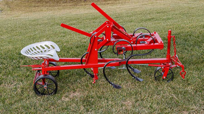 I&J Horse‑Drawn Riding Cultivators | 1, 2, 3, 4, & 6 Row | Shanks 8-21 | 8–20 HP | For Horse-Drawns