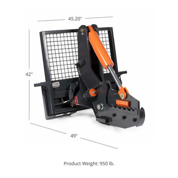 Titan Attachments 12" Rotating Tree Shear Attachment