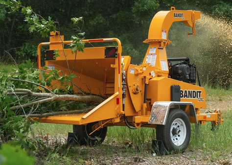 2025 Bandit Towable Drum Style Hand-Fed Chipper | Model Intimidator 12-XC | Width 79" inches | Engine Horsepower 74 HP