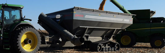Demco Dual Auger Grain Cart | Model 1100 | Box length 25'2" | Total Weight 22,540 lbs | Horsepower 250 HP | For Tractors