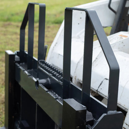 Titan Attachments Class 3 Hay Frame | 7,500 lb Rated | 32″–49″ C2 Main Spear + Dual 24″ Stabilizers | 45–100 HP  | For Tractors