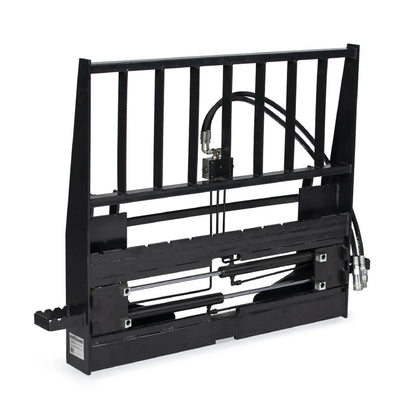 Titan Attachments Hydraulic Pallet Fork | 36″–60″ Blades | 8″–40″ Spread | 4,000 lb Capacity | SSQA Compatible | 10–25 GPM | For Skid Steers