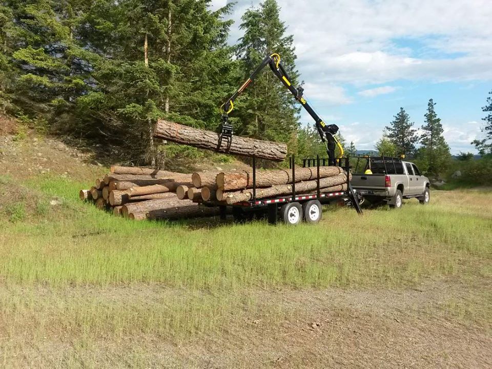 Machinerie AM Inc | "RFR" Series Road & Forestry Trailer | with coupler 2 5/16"/Goose Neck | GVWR  7700 lbs To 30000 lbs