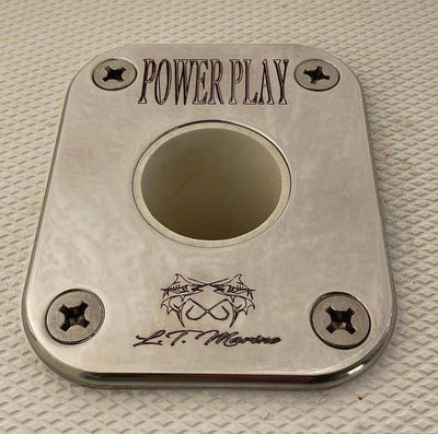LT Marine Custom Engraving Rod Holder | Precision Laser Engraved | Premium Marine-Grade Stainless Steel | For Boats, Yachts & Fishing Gear