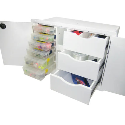 RIO MARINE CUSTOMS TACKLE STORAGE CENTER - 3 DRAWER, 6 TRAY