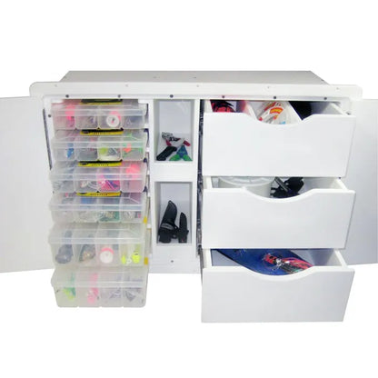 RIO MARINE CUSTOMS TACKLE STORAGE CENTER - 3 DRAWER, 6 TRAY