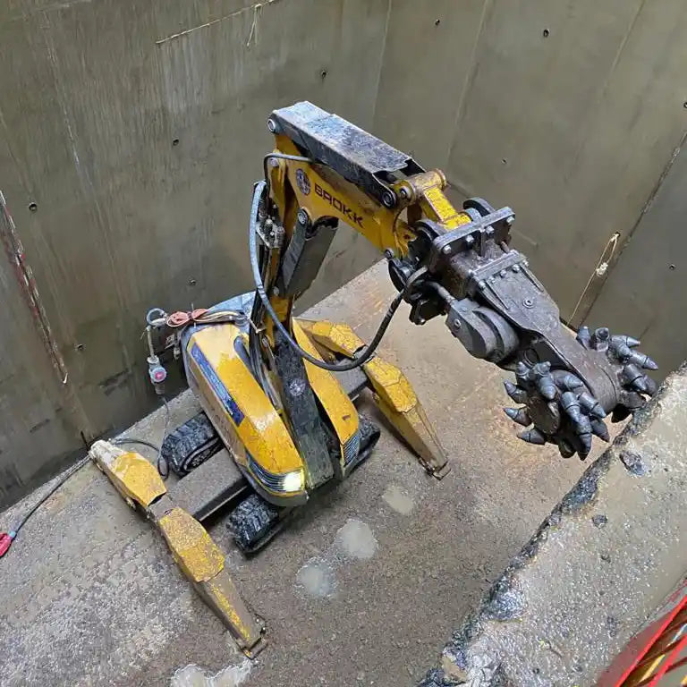 RockZone Rockwheel Twin Drum Cutters | Model G5 & G5 Twin | Cutting Width 16" - 20" | 15 - 45 GPM | 2.5 - 10 Tons | For Excavators, Skid Steers & Backhoes