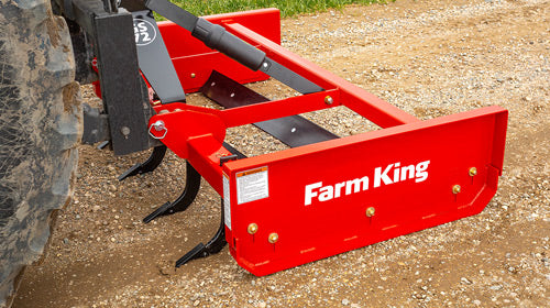 Farm King YGS Grading Scraple Land Leveler 3PT Hitch | 60", 72" and 84" Working Width | 20-65HP | For Tractor