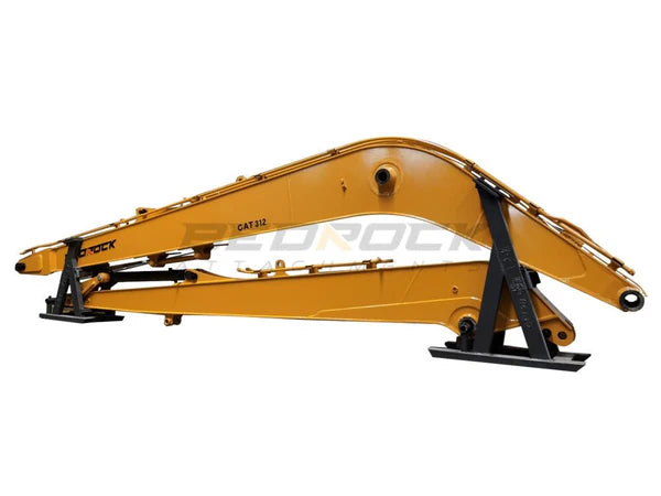 Bedrock Attachments Long Reach Arm and Boom | Model EL312-13 | Reach 43' Ft | Machine Size 12-14 Tons | For Excavators CAT 312