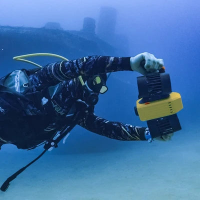 Lefeet Versatile Modular Water Scooter | Model Seagull C1 | Length 15.98" | Thrust 8 kgf | Depth 30m | For Scuba & SUP