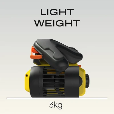 Lefeet Versatile Modular Water Scooter | Model Seagull C1 | Length 15.98" | Thrust 8 kgf | Depth 30m | For Scuba & SUP