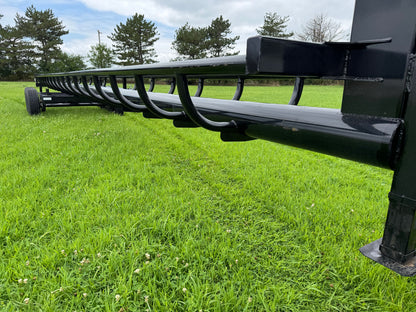 Global Equipment Apache Hay Hauler Inline Bale Trailers | Rail Length 25′, 32′, 36′ & 42′ | Bumper Pull & Gooseneck | For Hay Transport