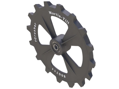 Martin Till FCrusher Closing Wheel | 13.5" Diameter | 9.5 lbs Cast Iron | 40-60 HP | For John Deere, Kinze, Horsch