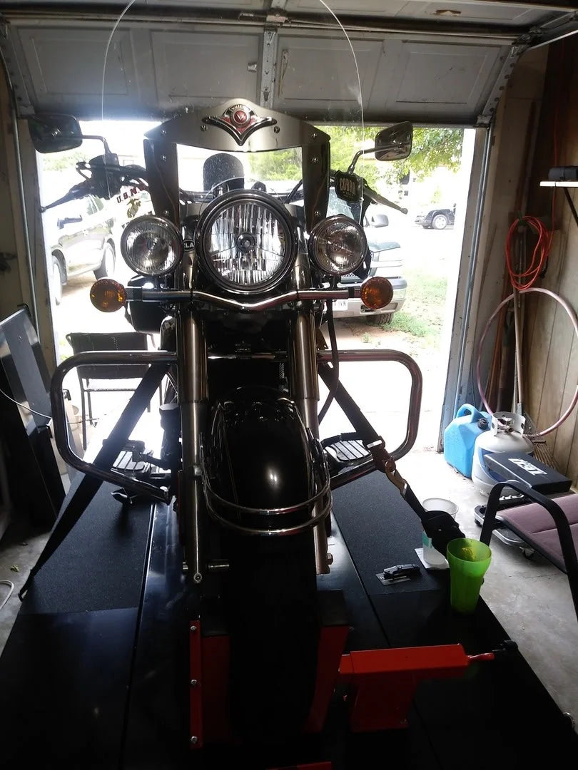 Black Widow Extra-Long Approach Ramp For ProLift Table | Model BW-PROLIFT-HD-XLTABR | Width 24" | 40" Ramp Length | For Motorcycle, ATV & UTV Lift Table Loading