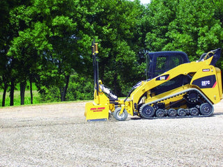 HitchDoc Laser Level Grader Blade | Model HDD-6 Base | Width 72" | Oil Flow Range 30-40 GPM | For Skid Steers