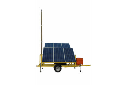 Larson Electronics 1.5KW Solar Power Generator w/ Pneumatic Tower Mast - (6) 256W Solar Panels - Trailer Mounted