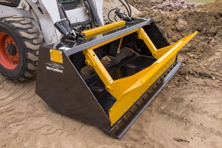HitchDoc Push-Off Bucket | Model HPO72 | Width 72" inches | Oil Flow Range 12-25 GPM | For Skid Steers