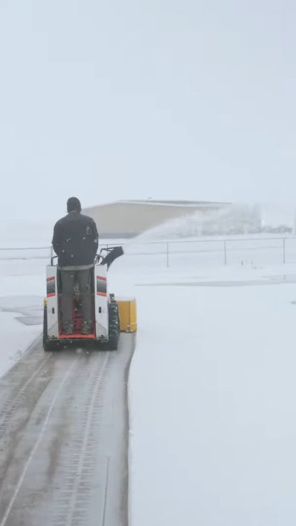 HitchDoc Snowblower | Model HDS48MS  | Width 48" inches | Oil Flow Range 7–29 GPM | For Mini Skid Steers