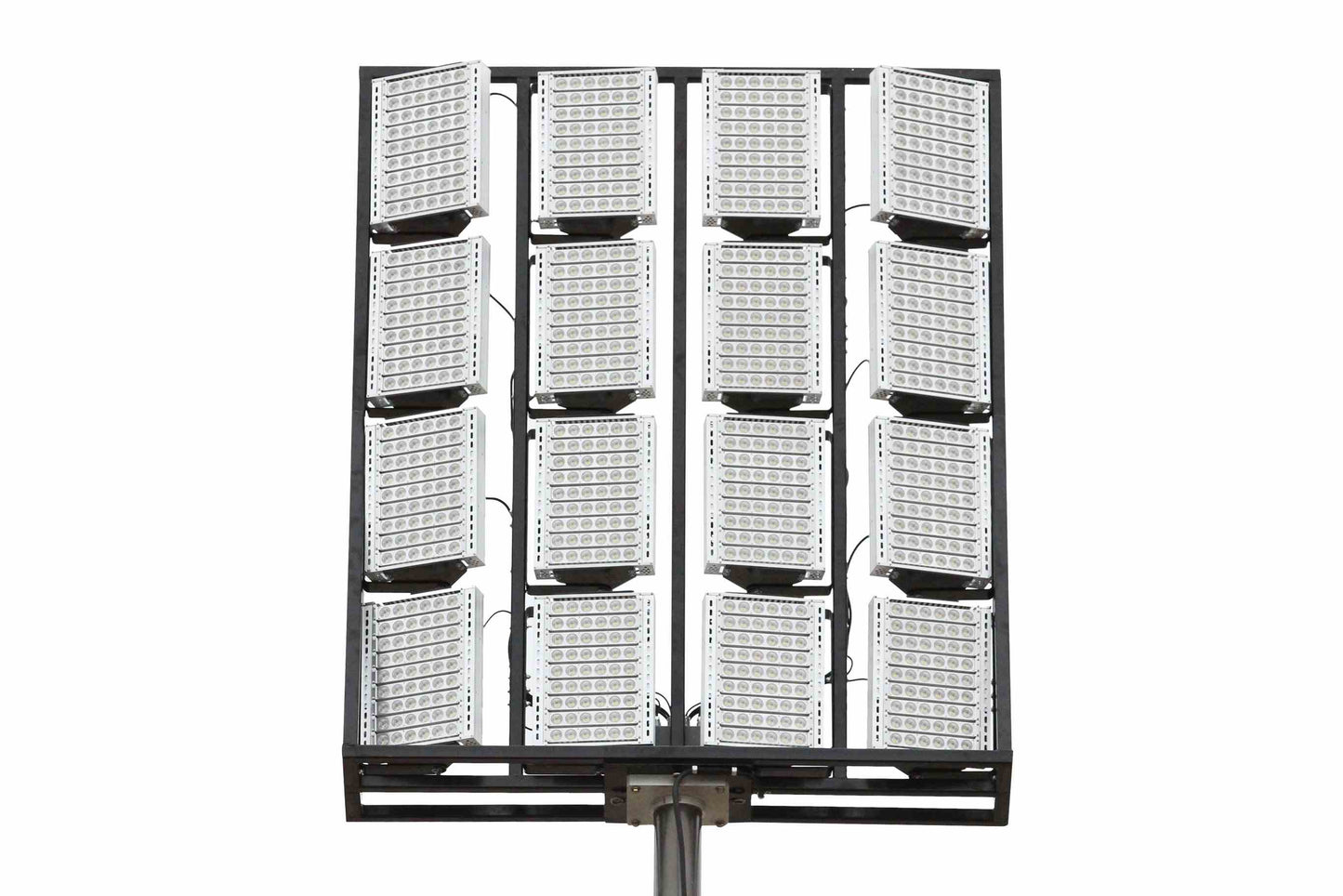 Larson Electronics 112' Hydraulic Megatower™ Light Plant - 33' Trailer - (20) LED Lamps - 20KW Genset - Auto Retract