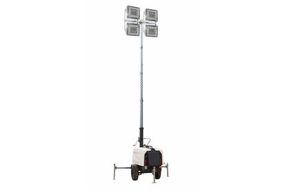 Larson Electronics 25' Explosion Proof Telescoping Tower - C1D2 - 6kW Generator, Spark Arrestor - (4) 150W LED Lamps