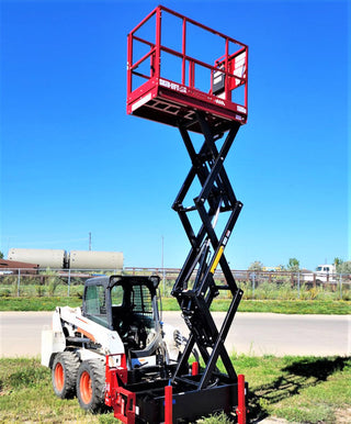 Skid‑Lift Hydraulic Scissor Lift Attachments | Model 1505S | Working Height 21' | 10-15 GPM | For Skid Steers