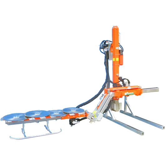 Rinieri Orchard Pruning Machine CRB-X 1 for Skirting | 3-4 Discs | 16" Disc Diameter for Tractor