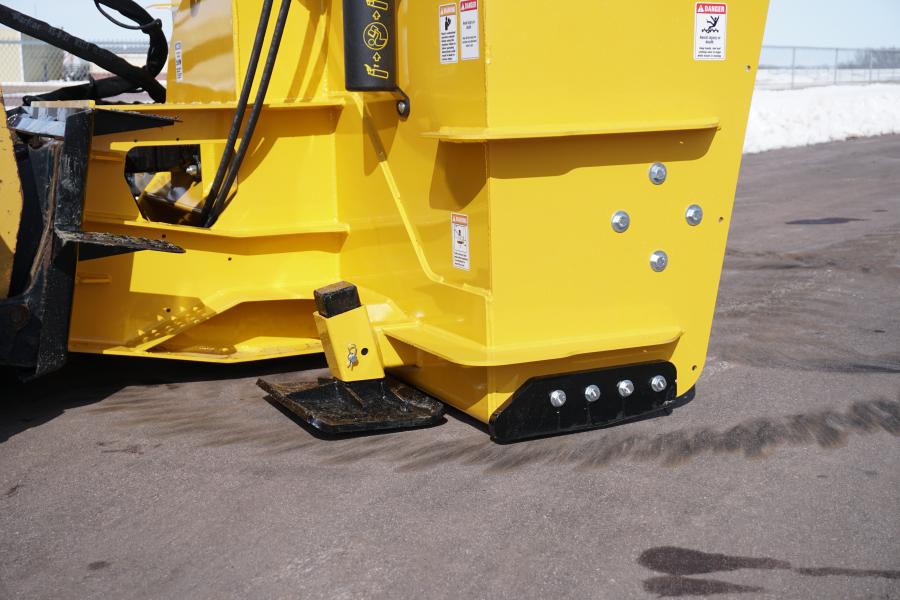 HitchDoc Hydraulic Snow Blower | Model HDS72SS | Width 72" inches | Oil Flow Range 11–35 GPM | For Extreme Duty Skid Steer