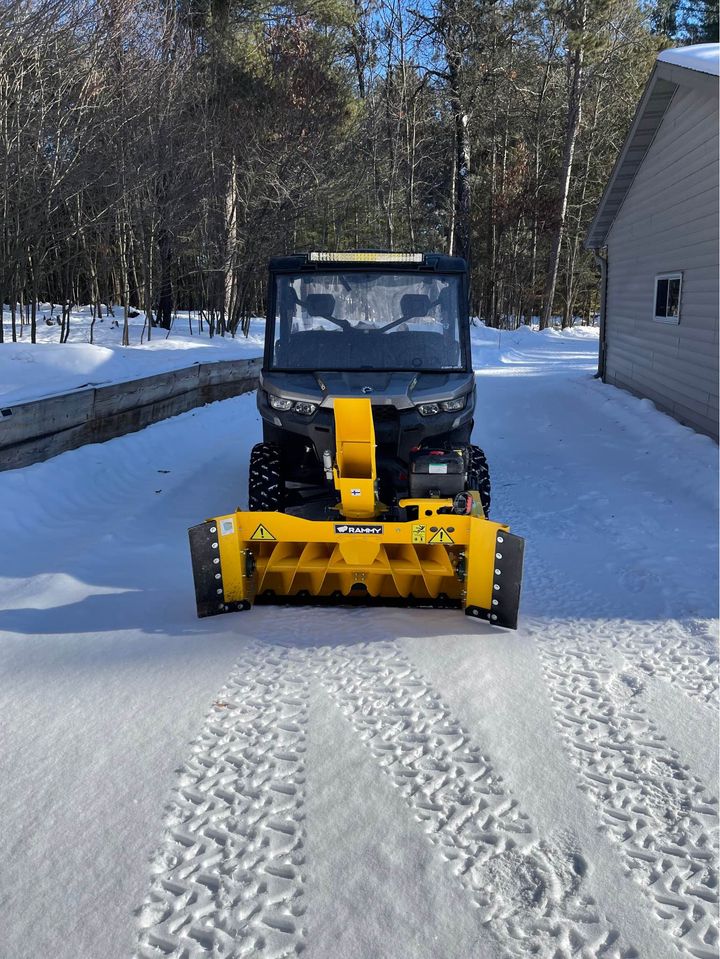 Rammy 155 UTV Snowblower | Clearing Width 61" | Engine 420 cc | 30–60 HP | For UTVs