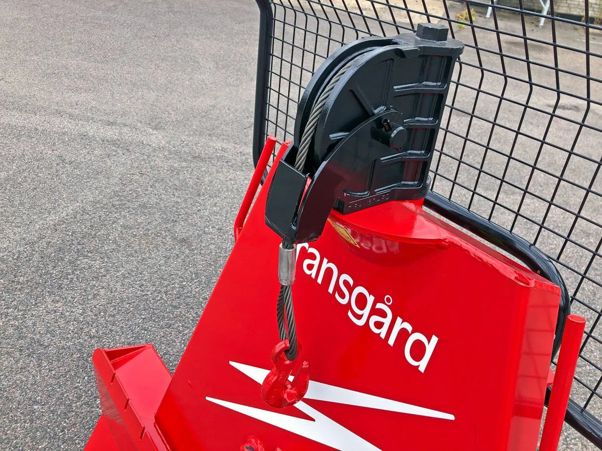 Fransgard 3-Pt Forest Winch | Model V-3521 | 5/16" Cable | 25 To 45 HP | For Tractor