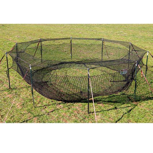 Pig Brig Portable Multi-Catch Wild Hog Trap | Size 20' | Double-Wall Hog Trap Net | Multi-Catch Wild Boar Control
