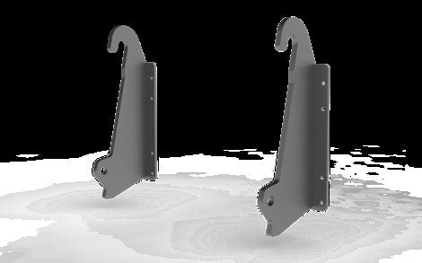 Tanco Bolt-On Brackets | Model 7006 Series | Width 8" To 16" | For Euro, Mx, Fauchueux, Manitou, Jcb Q/Fit, New Holland, Caterpiller, Schaffer, Bobcat
