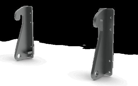 Tanco Bolt-On Brackets | Model 7006 Series | Width 8" To 16" | For Euro, Mx, Fauchueux, Manitou, Jcb Q/Fit, New Holland, Caterpiller, Schaffer, Bobcat