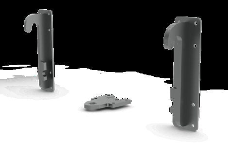 Tanco Bolt-On Brackets | Model 7006 Series | Width 8" To 16" | For Euro, Mx, Fauchueux, Manitou, Jcb Q/Fit, New Holland, Caterpiller, Schaffer, Bobcat