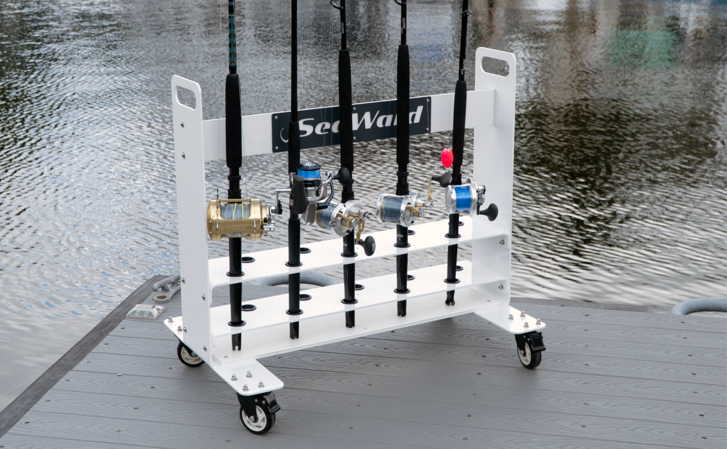 rod holder for ice fishing sled SeaWard