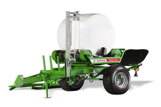 Sipma MIRA Bale Wrapper | Model OS 7521 MIRA | Width 13' 5" | 5-23 GPM | 48 HP | For Tractor & Loaders
